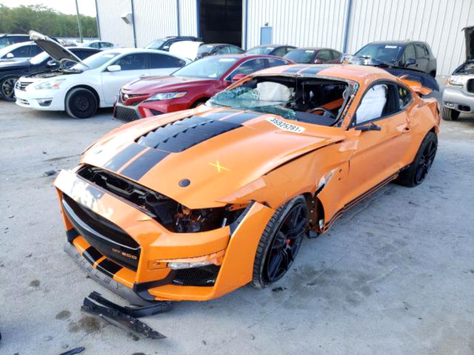 Damaged Ford Mustang Shelby for sale